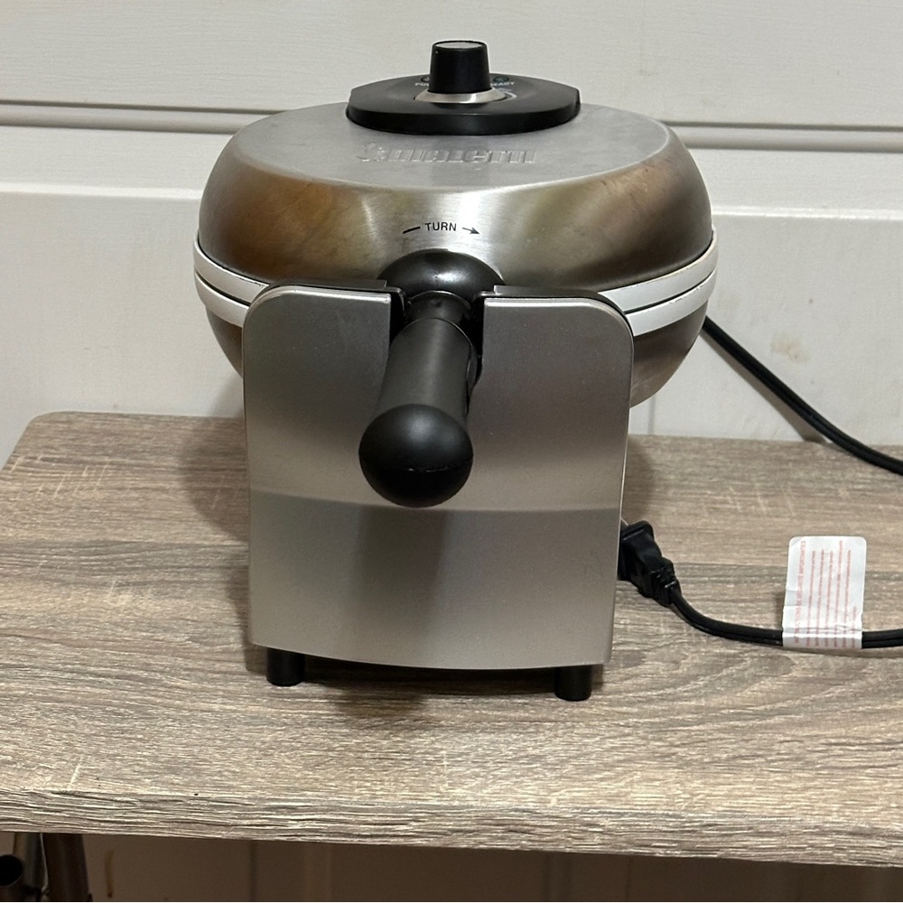 Bialetti‎ Rotating Belgian Waffle Iron Maker TSK-2901BW Works!